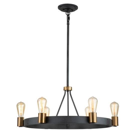 Hinkley Lighting Silas  6 Light Pendant/ Semi-Flush
