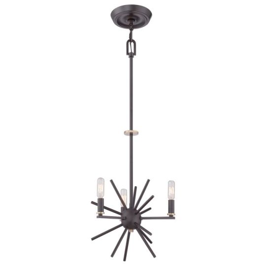 Quoizel Carnegie 3 Light Chandelier