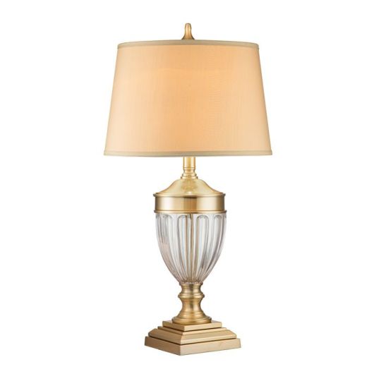 Quoizel Dennison 1 Light Table Lamp - Brushed Brass
