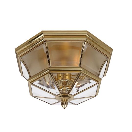 Quoizel Newbury 3 Light Flush Mount