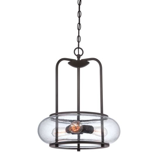 Quoizel Trilogy 3 Light Pendant - Old Bronze