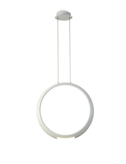 Mantra Ring Pendant 50cm Round 23W LED 3000K 1600lm White 5yrs Warranty