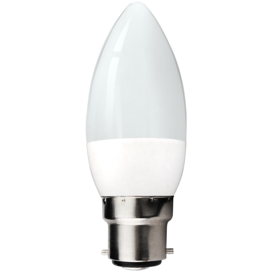 LED 5.5W Pearl Pearl Candle Bulb - Bayonet -  Warm White  