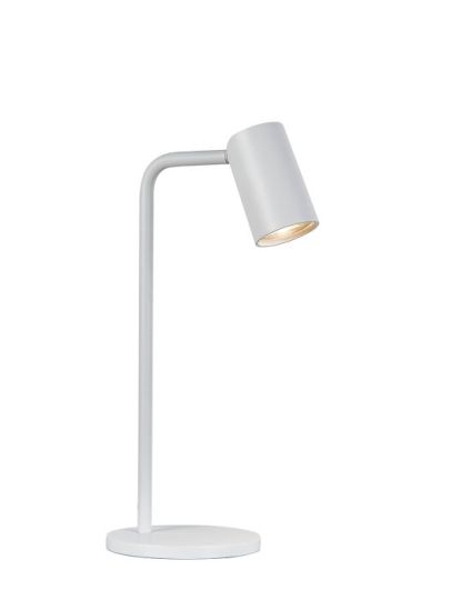 Mantra Sal Small Table Lamp With Inline Switch 1 Light GU10 Sand White