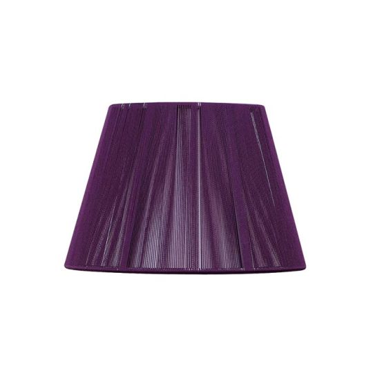 Mantra Silk String Shade Aubergine 190/300mm x 200mm