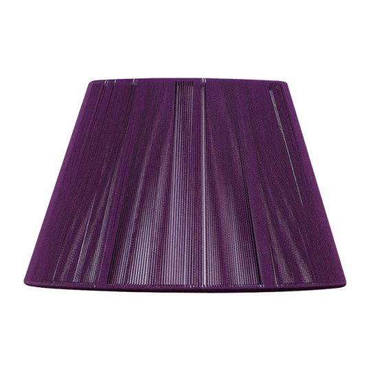 Mantra Silk String Shade Aubergine 250/400mm x 250mm