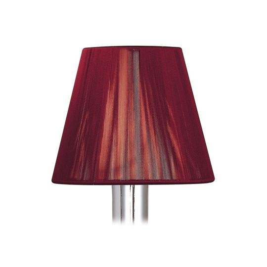 Mantra Lighting - 13cm Silk String Clip On Shade Red Wine - MS004