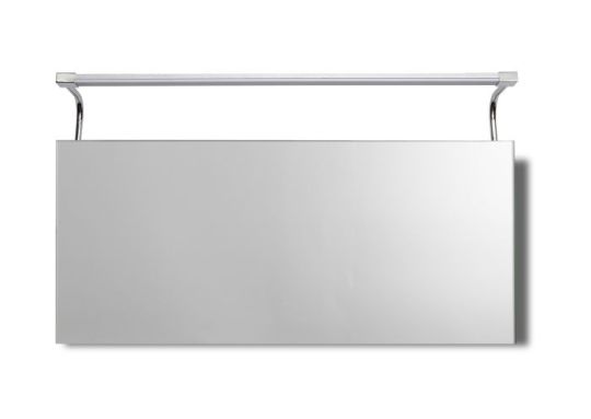Mantra Sisley Wall Lamp 10W LED Big Double IP44 4000K 850lm Silver / Frosted Acrylic / Polished Chrome 3yrs Warranty
