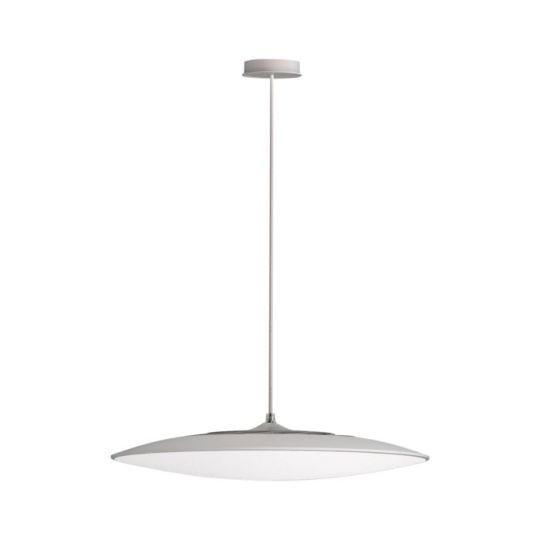 Mantra Slim LED Pendant 46cm Round 50W LED 4000K 4300lm White 3yrs Warranty