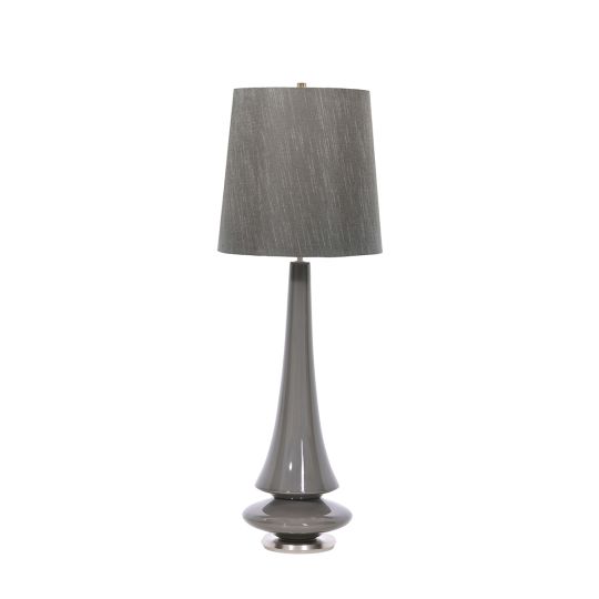 Elstead Lighting Spin 1 Light Table Lamp - Grey SPIN-TL-GREY