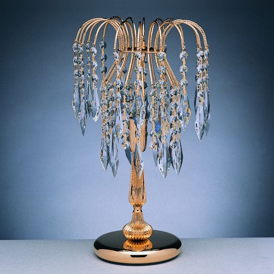 Impex ST02000/TL/G Shower  Series Decorative 1 Light Gold Table Lamp