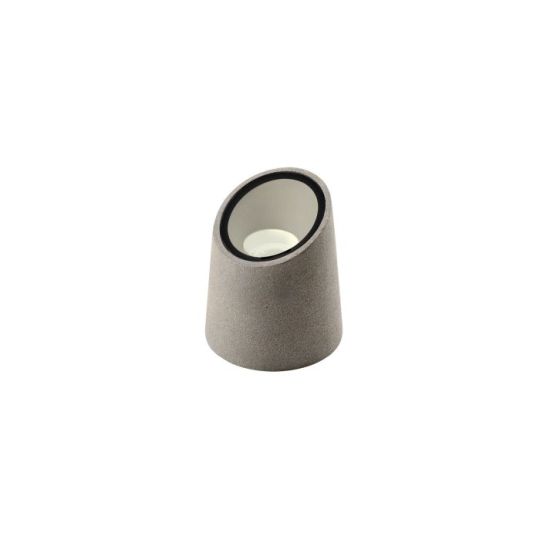 Mantra Taos Ground Light 1 x GU10 (Max 12W) IP65 Dark Grey Cement 3yrs Warranty