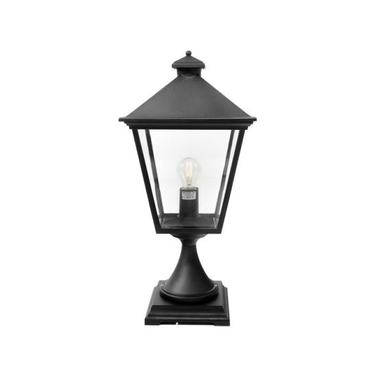 Norlys Turin Grande 1 Light Pedestal - Black 
