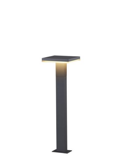 Mantra Tignes Pillar Lamp 10W LED 3000K 700lm IP54 Anthracite 3 Years Warranty