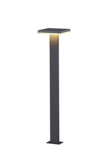 Mantra Tignes Pillar Lamp 10W LED 3000K 700lm IP54 Anthracite 3yrs Warranty