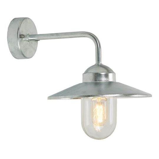 Norlys Vansbro 1 Light Wall Lantern Galvanized     