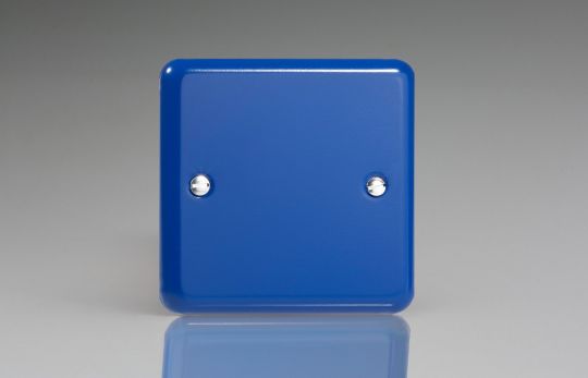 Varilight Reflex Blue Single Blank Plate (XYSB.RB)