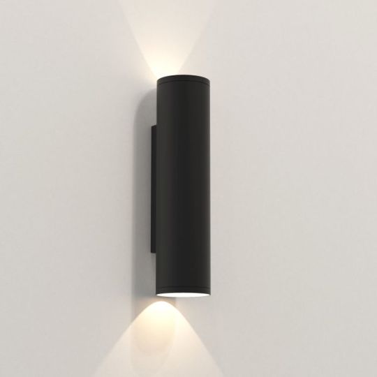 Astro Ava 300 Outdoor Wall Light in Textured Black