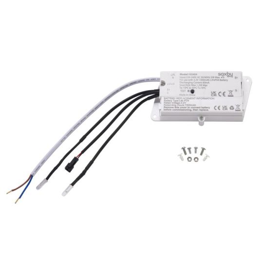 Saxby Heropro Self Test Em Kit Em in Gloss White Pc