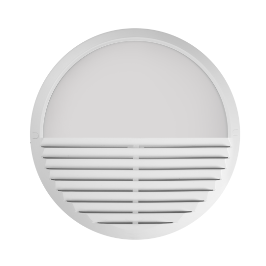Bell White Louvre Bezel for Oberon Bulkhead (10613)