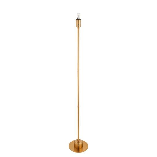 Endon Burley Rechargeable Floor Base in Brushed Aged Brass Plate