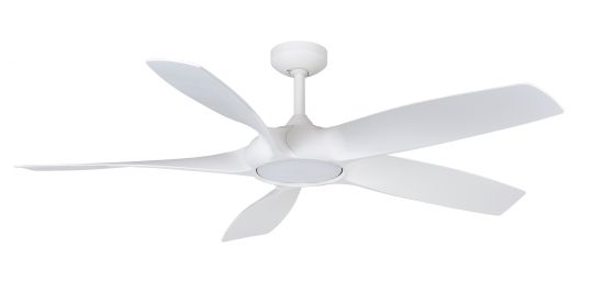 Fantasia Sirocco 54" Matt White/LED 117414