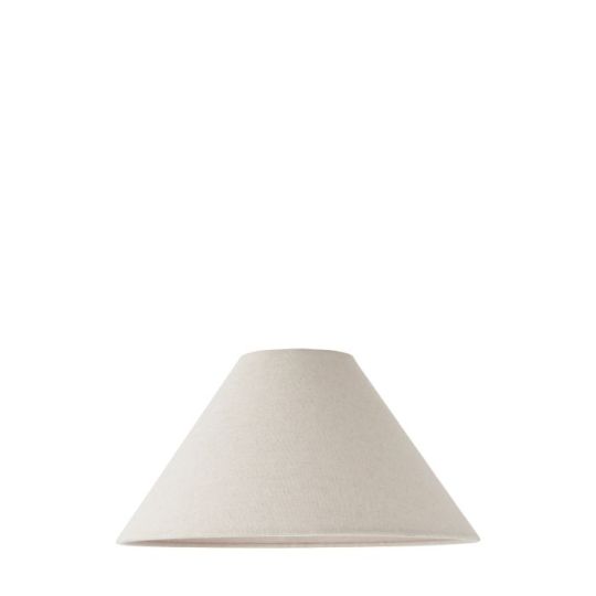 Avalon 31cm Tapered Shade in Natural Faux Linen Shade