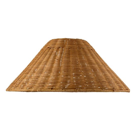 Endon Rattan 52cm Tapered Shade in Dark Rattan