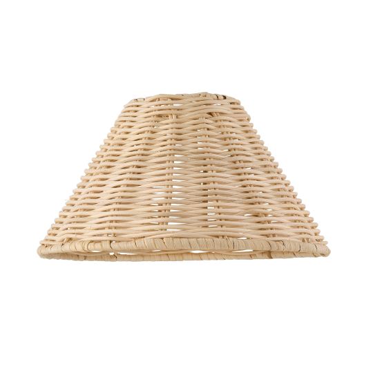 Endon Rattan 22cm Tapered Shade in Natural Rattan