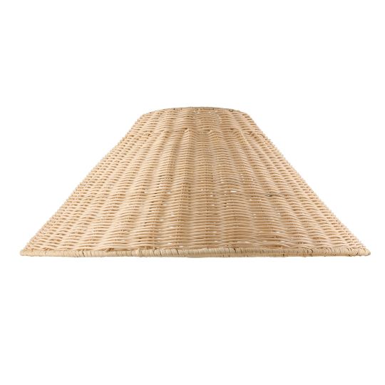Endon Rattan 52cm Tapered Shade in Natural Rattan