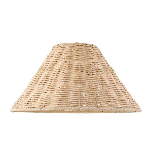 Endon Rattan 31cm Tapered Shade in Natural Rattan