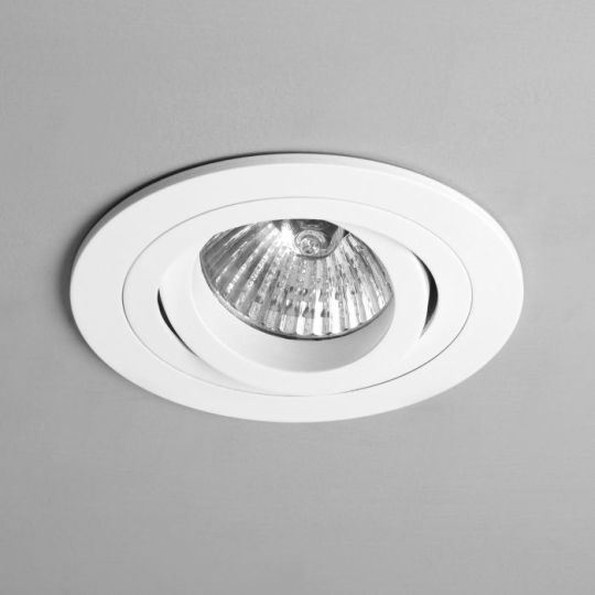 Astro Taro Round Adjustable Fire-Rated Indoor Downlight in Matt White