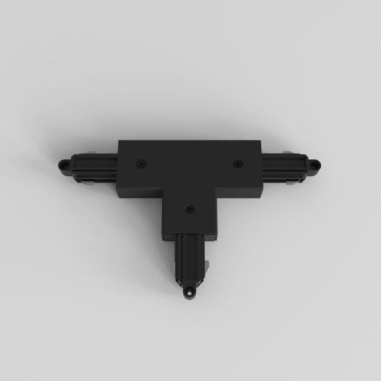 Astro T Connector Left Farside Earth Track in Matt Black