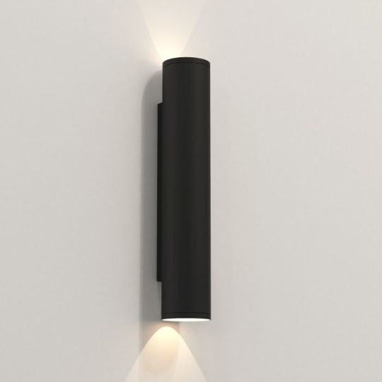 Astro Ava 400 Outdoor Wall Light in Textured Black