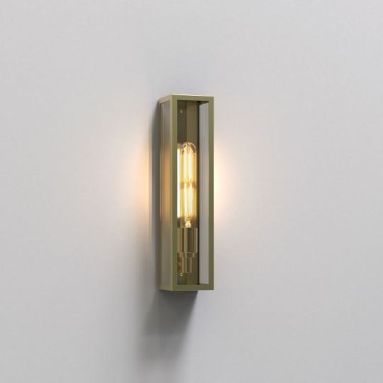Astro Harvard Wall Outdoor Wall Light in Natural Brass