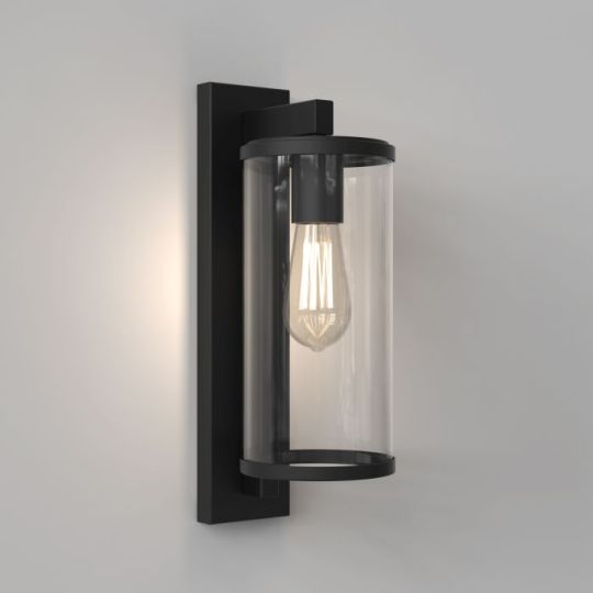 Astro Pimlico 400 Outdoor Wall Light in Textured Black