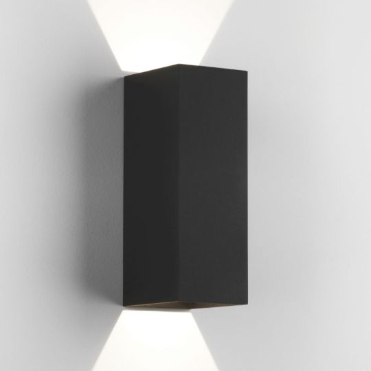 Astro Oslo 255 LED Outdoor Wall Light in Textured Black