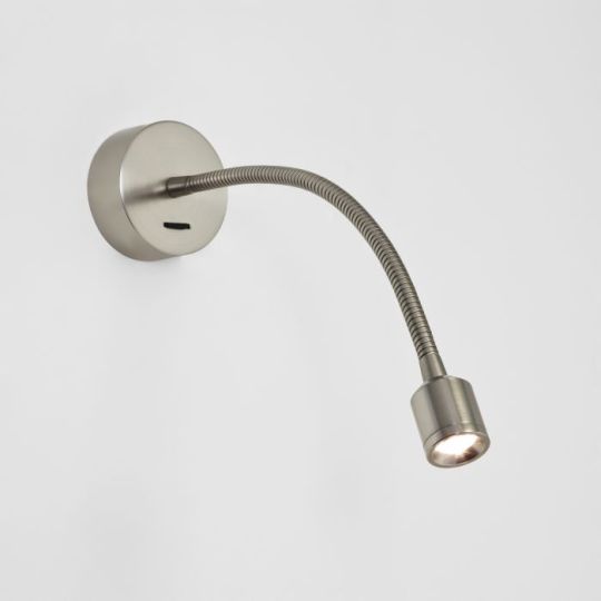 Astro Fosso Switched LED Indoor Reading Light in Matt Nickel (1138008)
