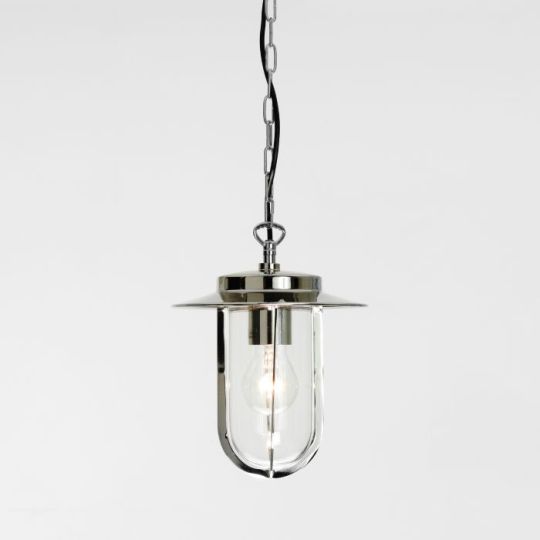Astro Montparnasse Pendant Outdoor Pedant in Polished Nickel