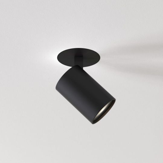 Astro Ascoli Flush Fire-Rated Indoor Spotlight in Matt Black
