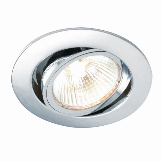 Saxby Cast Tilt 50W in Chrome Effect Plate