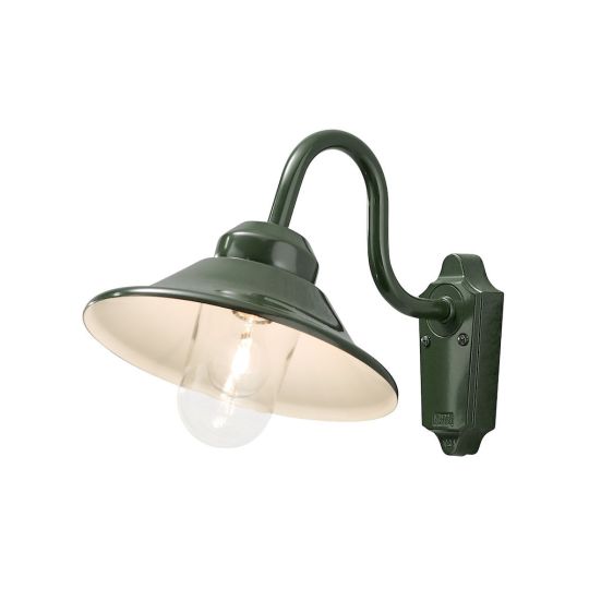 Konstsmide 556-600 Green Vega - Lacquered Aluminium And Alu.Zinc Metal Sheet/ Clear Glass (29.5x44x30)