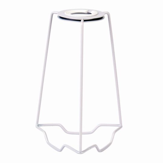 Shade Carrier 18cm in Gloss White Shade