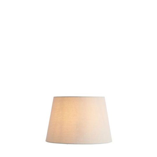 Cici 26cm Ivory Linen Mix Fabric Shade