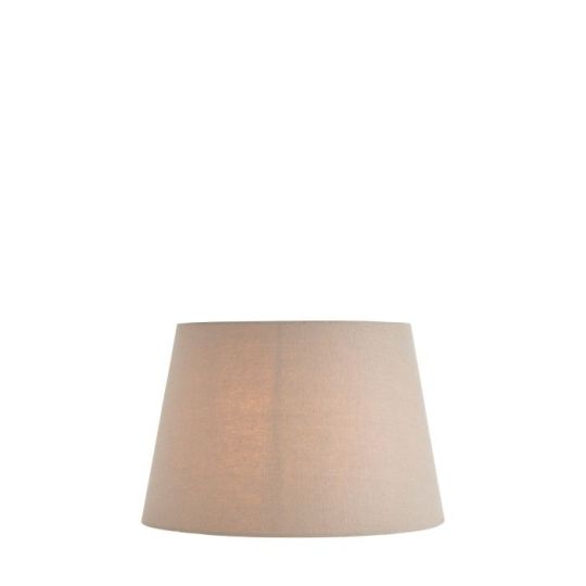 Cici 35cm Grey Linen Mix Fabric Shade