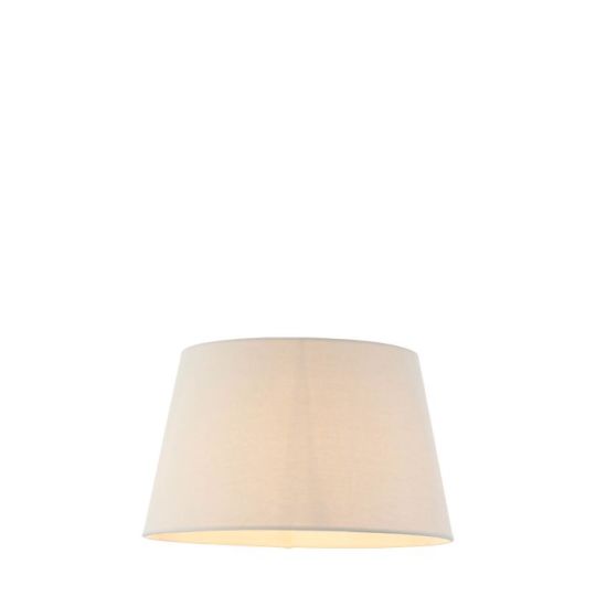 Cici 35cm Ivory Linen Mix Fabric Shade