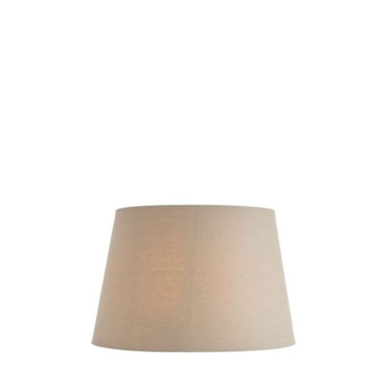 Cici 40cm Grey Linen Mix Fabric Shade