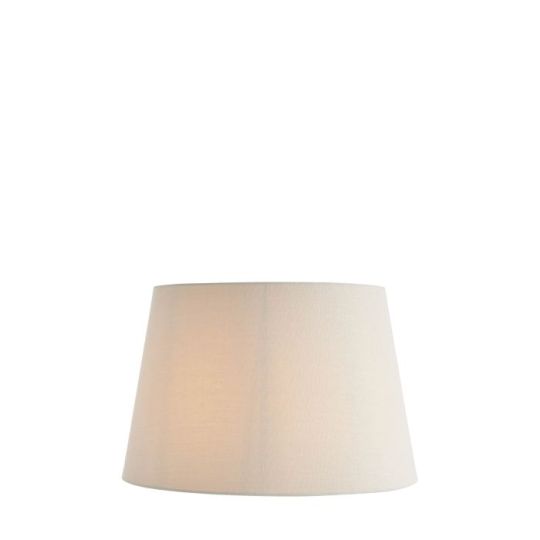 Cici 40cm Ivory Linen Mix Fabric Shade