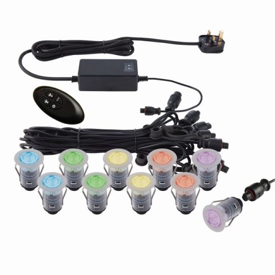 Saxby Ikonpro 25Mm Kit Ip67 0.75W in Polished Stainless Steel & Clear Pc
