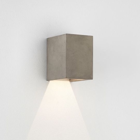 Astro Oslo 120 LED Coastal Wall Light in Matt Concrete